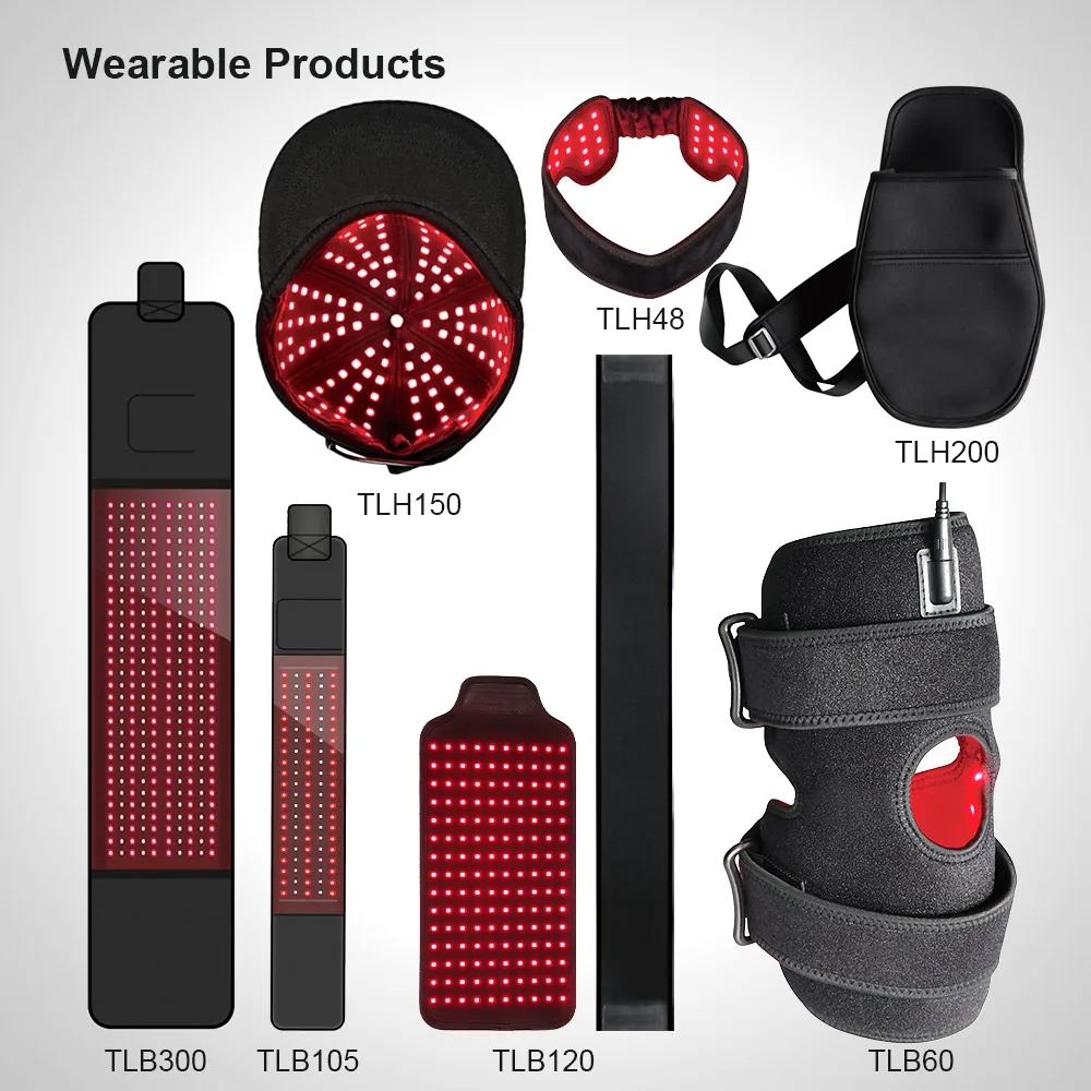 

630nm 660nm 810nm 830nm 850nm Red Light Therapy Belt/glove/vest/neck/knee/foot/Mat Red Light Belt for Pain Relief