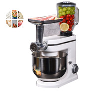 3 in 1 Dough Egg Cake Fruit Blender 6 Gears Professional Electric Multifunctional Food Mixer High Quality Kitchen Appliances