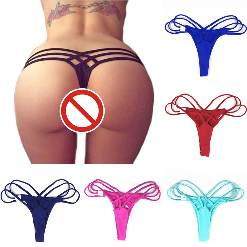 Hot Sale Women Sexy Bottoms Black Tanga Swimsuit Bikini Swimwear Cheeky Thong V Swim Trunks Brazillian Swimsuit Swim Shorts 2022