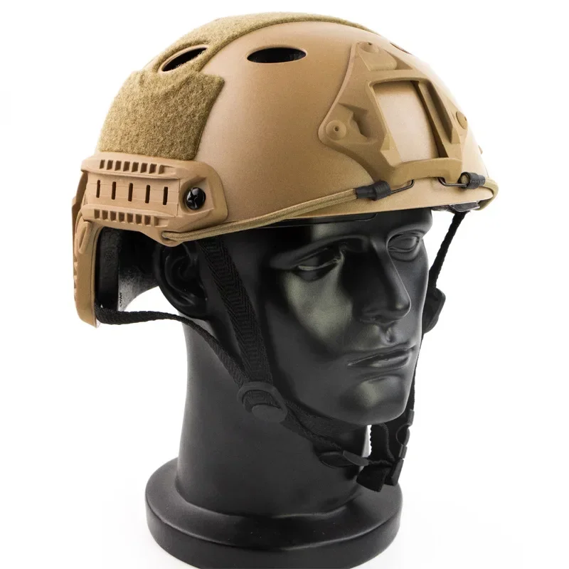 

Tactical Fast Helmet Airsoft Safety Helmet Abs New Thickened Outdoor Pj Air Gun Shooting Cs Protective Equipment Adult