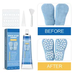 Sock Stop Glue Carpet Non-Slip Adhesive Floor Mats Anti Slip Silicone Heel Protector Outsole Foot Pads Waterproof Sock Stopper