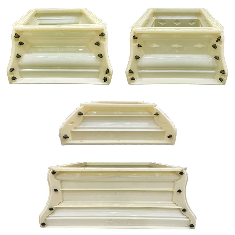 New thickened Roman square column base mold, square pier open column cap model, European-style gate cement column