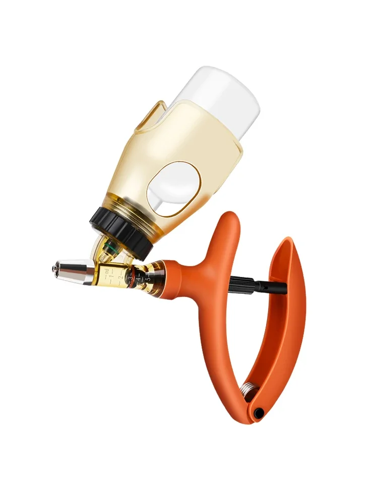 

Непрерывный инжектор для животных, инструмент для вакцинации свиней, автоматический регулируемый инжектор, пистолет для вакцинации курицы, утки, коровы, овцы B