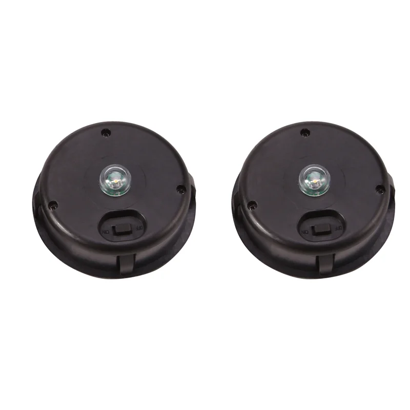 

B63B-12Pc Smart Garden Solar Powered Replacement Round LED Light Box Solar Battery Box Solar Cells Li- Battery Charger