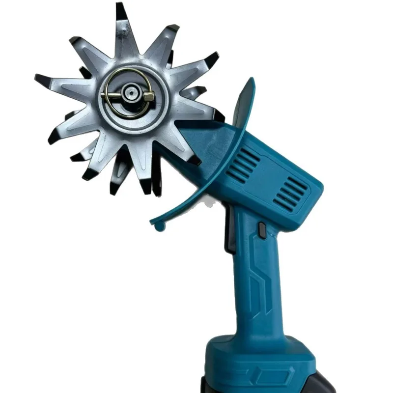 Lithium battery micro-tiller, soil lifting machine, household electric lawn mowing hoe