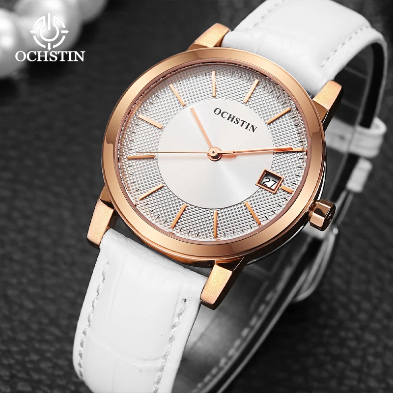 OCHSTIN Hot Model 2024 Parangon Perfection Series Fresh and Comfortable Japanese Quartz Movement Women\'s Quartz Watch