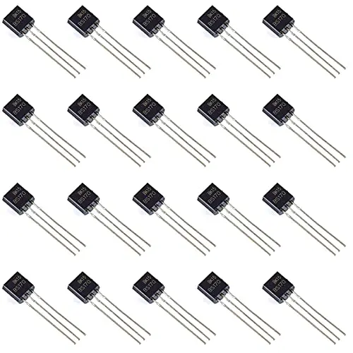 20pcs BS170 170 N-Channel Enhancement Mode Field Effect Transistor 500mA 60V,TO-92.