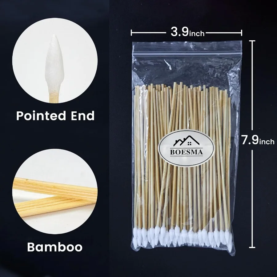 Gun Cleaning Swabs with Pointed Firearm Maintenance and Precision Cleaning plies LintFree Highly Absorbent Gun Swabs with Durab