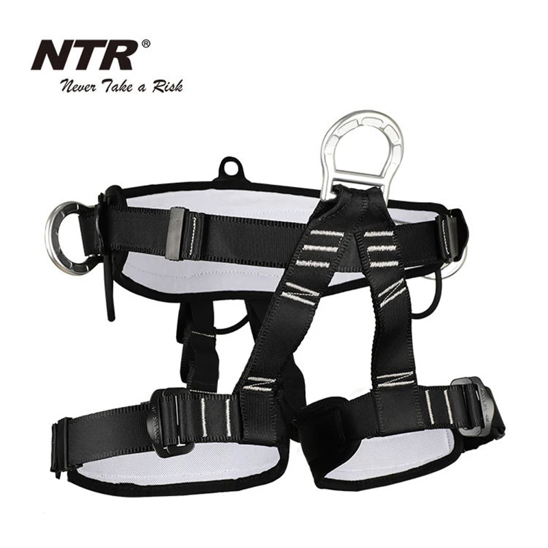 Outdoor Hiking Rock Climbing Safety Belt Half Body Waist Support Harness Working at Heights Harness Aerial Sports Equipment