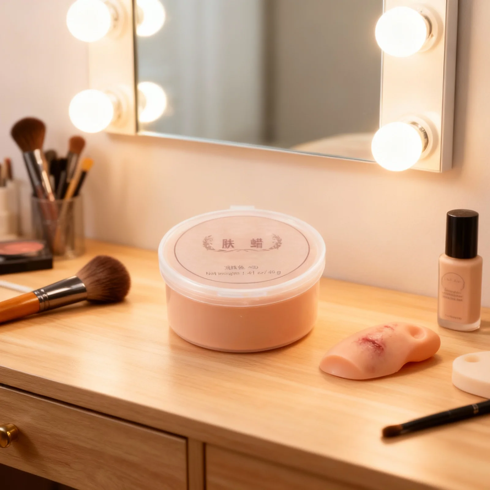 Gefälschtes Narbenwachs für Halloween, Hautwachs, Modellierung des Gesichts, Wundeffekt, Spezialeffekte, Make-up-Versorgung für Kostümpartys