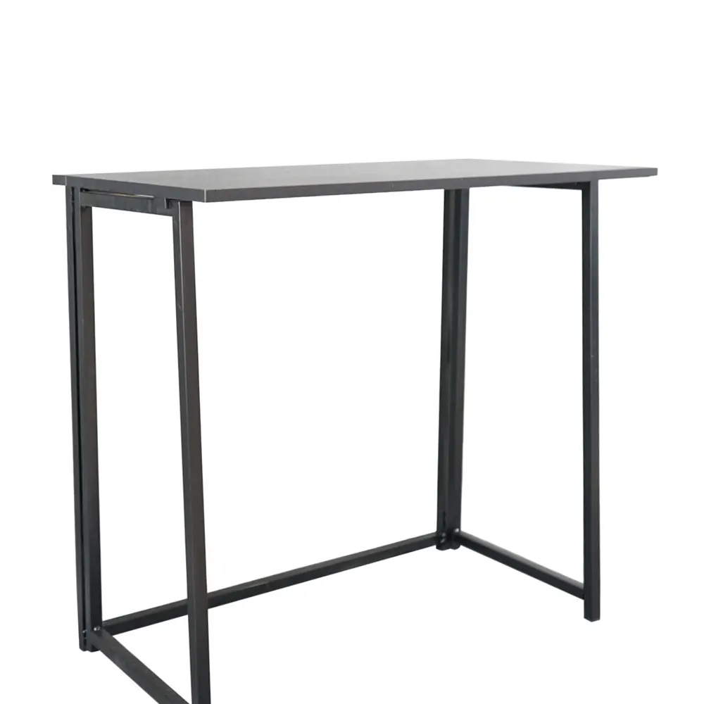 Simple Collapsible Computer Desk Black Office Furniture