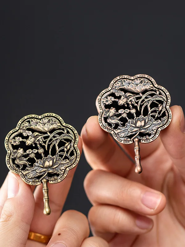 

Antique Sle Indoor Home Decor Incense Burner with Clouds And Carp Fi Design Sandalwood Incense Holder Aromatherapy Lampstand