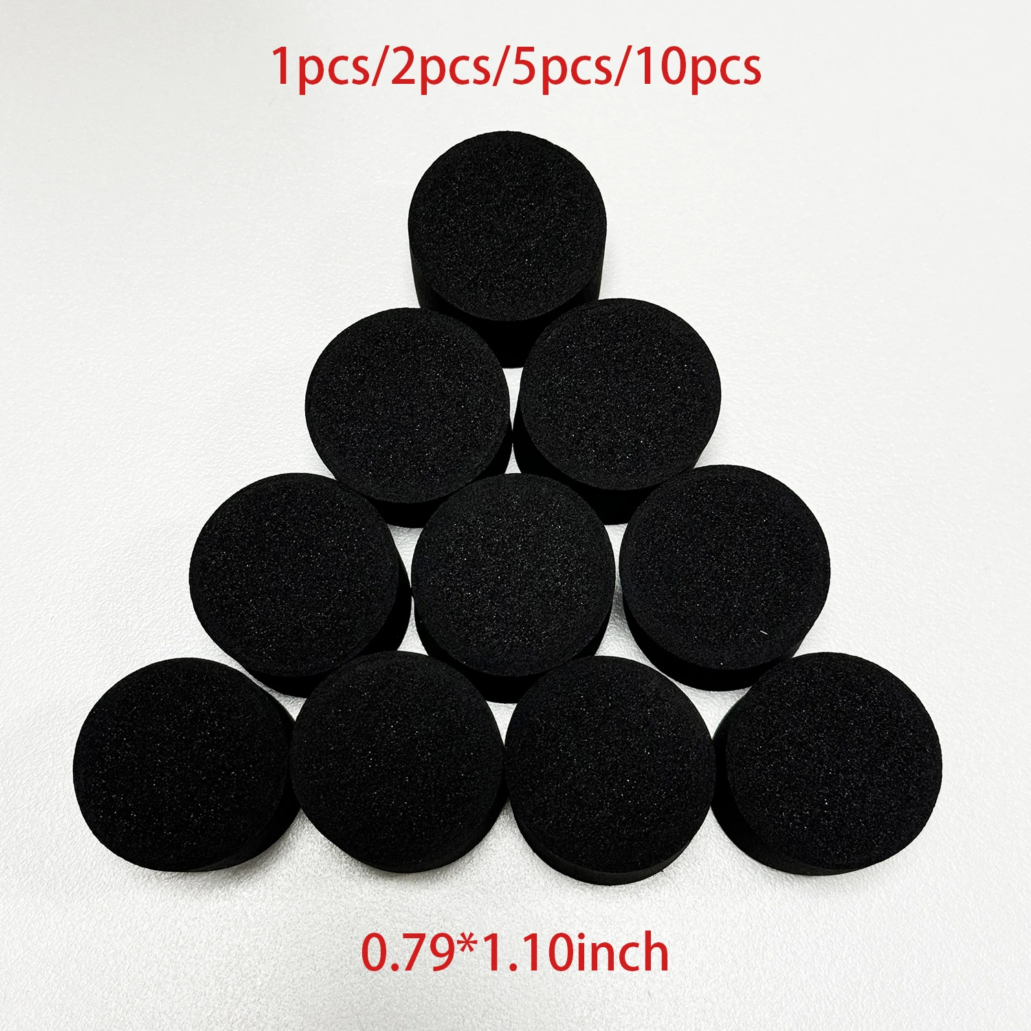0.79*1.10inch Electronic Drum Part Trigger Cone Sponge Foam With Adhesive Electronic Drum Modification High-density Foam