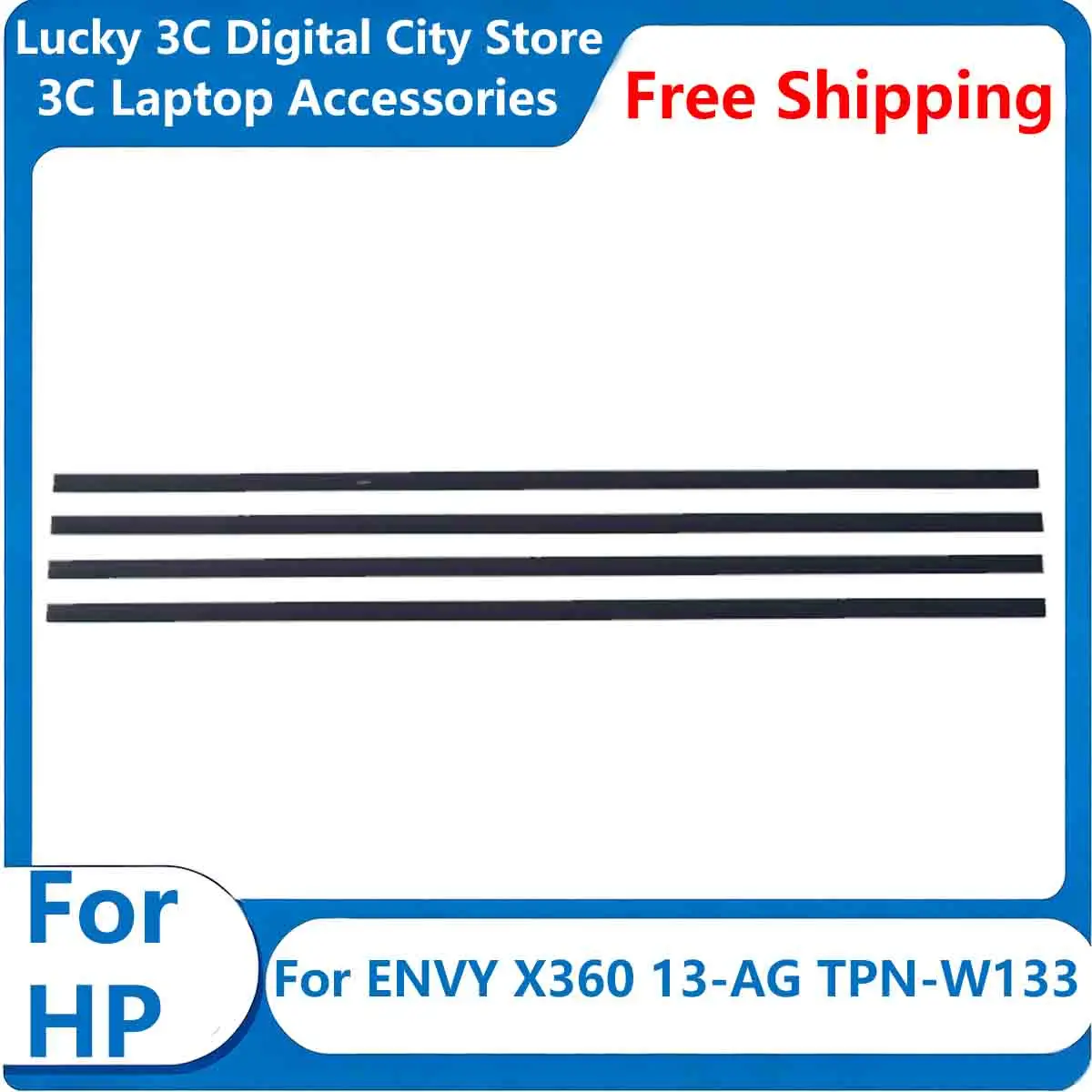 New For HP ENVY X360 13-AG TPN-W133 Laptop Cover Bottom Case Rubber Foot Pad Replace Original Accessories Black 1/2/4 Piece