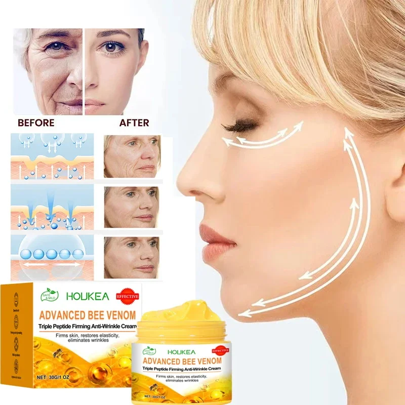 New anti-wrinkle cream Lightens Facial Wrinkles Lifts Firms Skin Anti-aging Improves Fine Lines Nourishes Skin