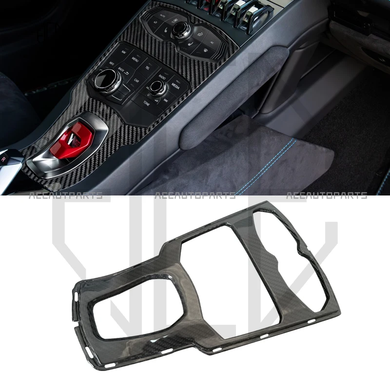 

Настоящая сухая центральная крышка салона автомобиля из углеродного волокна, дверная ручка, панель, набор отделки рулевого колеса для Lamborghini Huracan LP610 LP580