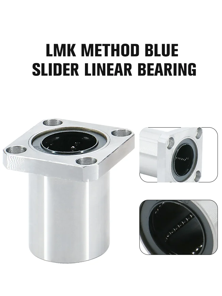 LMK5UU LMEK12UU LMEK12LUU Rolamento de movimento linear de flange quadrado LMK6LUU Rolamentos lineares