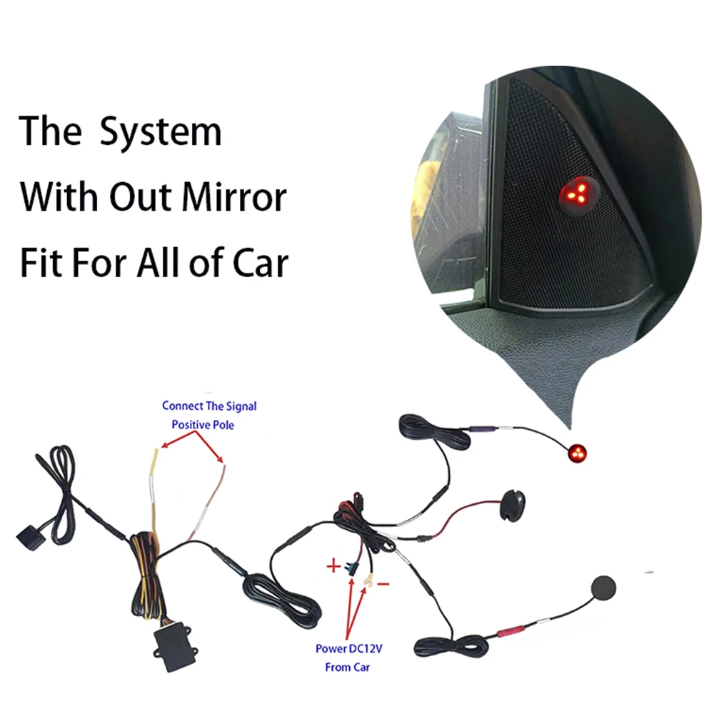 Easy Install Blind Spot Sensor Change Lane Aided Parking Overtaken Reminder Warn System