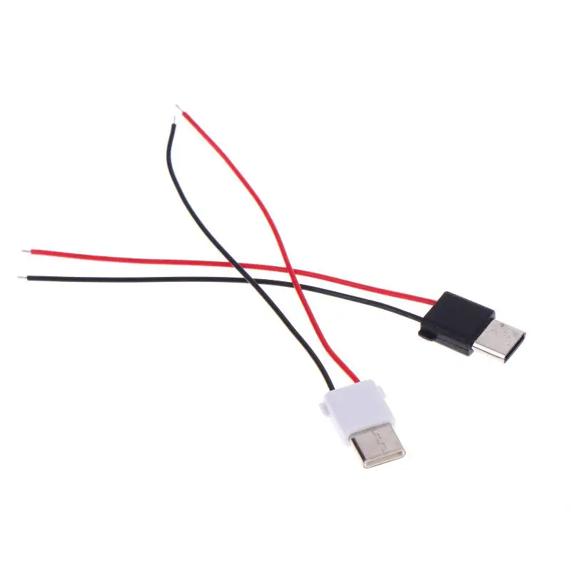 Type C Male Head Adapter with Resistor Capacitor 1 5Pcs for Custom Charging and Signal Applications
