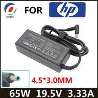 19.5V 3.33A 65W 4.5*3.0mm Laptop Charger Adapter For HP Envy 17-j010us Pavilion 15-j000 Chromebook 11 G4 G5 EE 14 G3 246 G4 248