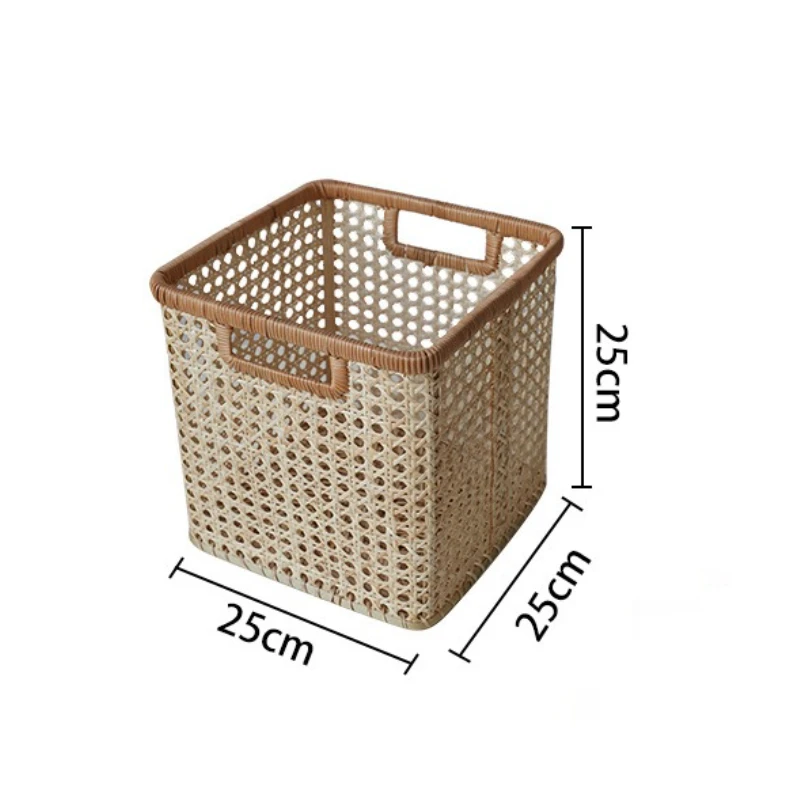 Nordic Luxury Mesh Storage Basket Handwoven Openwork Organizer Stylish Desktop Cloth Bin Multipurpose Snack Container Home Decor