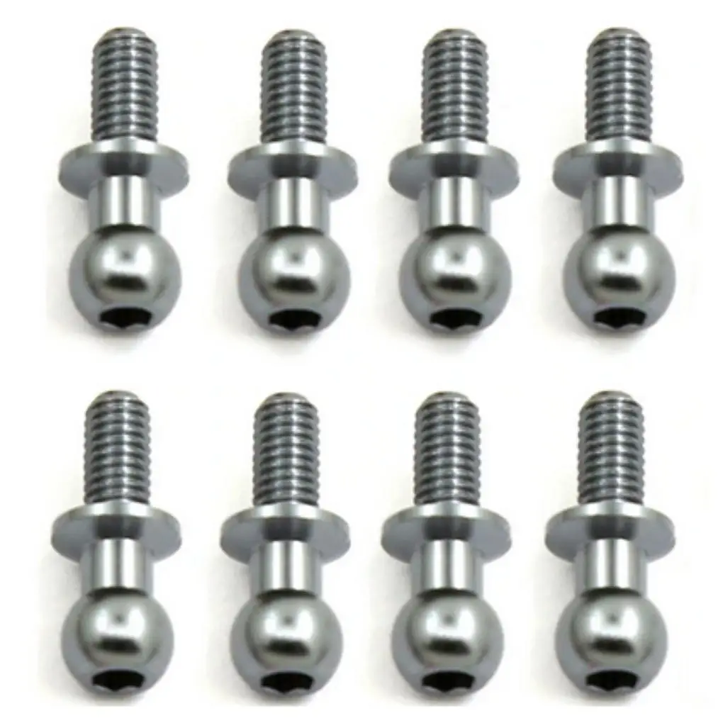 Aluminum Alloy Link Tie Rod End Ball Joint Ball Stud Rc Ball Stud For AXIAL SCX10 D90 D110 Tamiya CC01 Parts