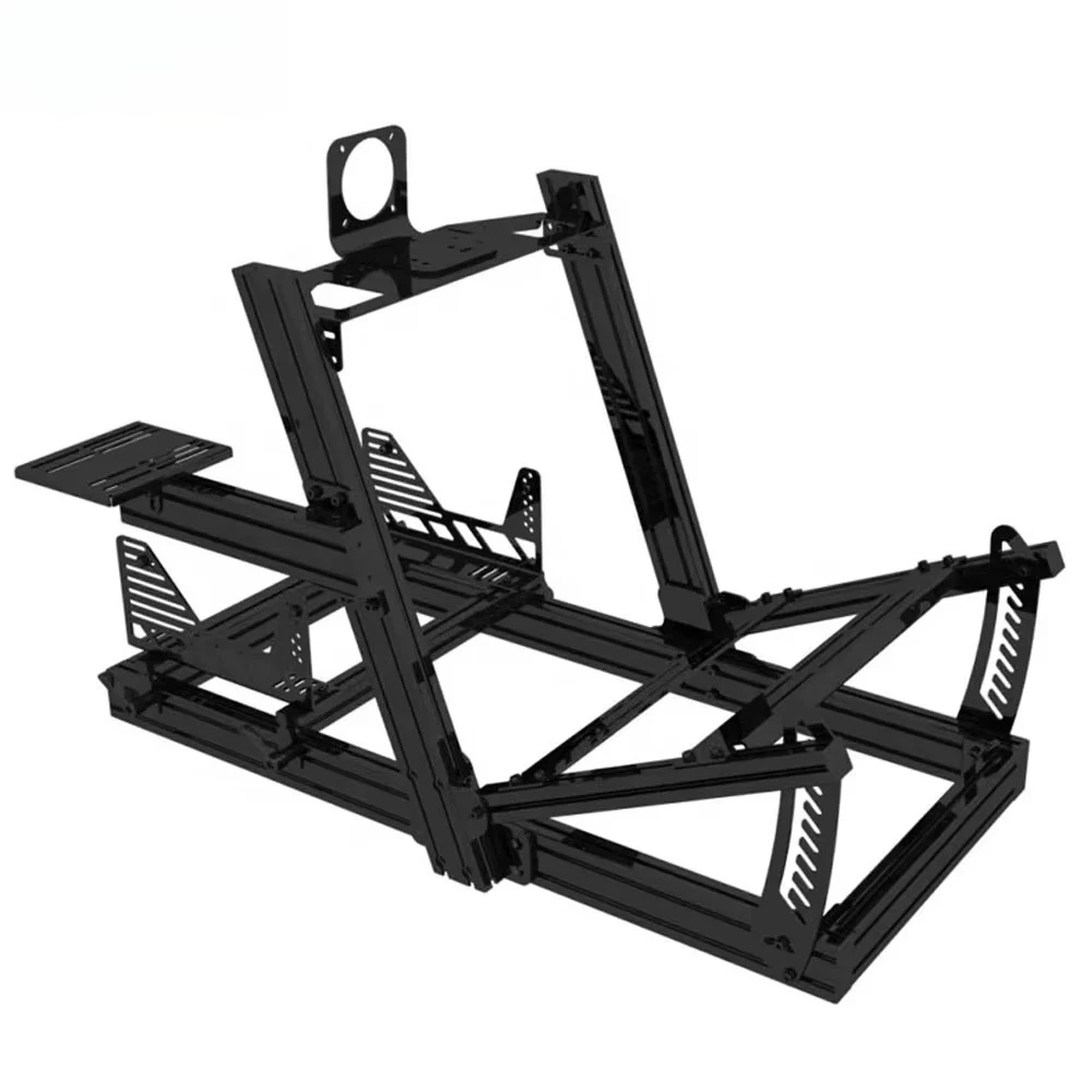 Aluminum profile enhanced DIY VR driving game seat sports racing game emulator direct driving racing cockpit simulation rig