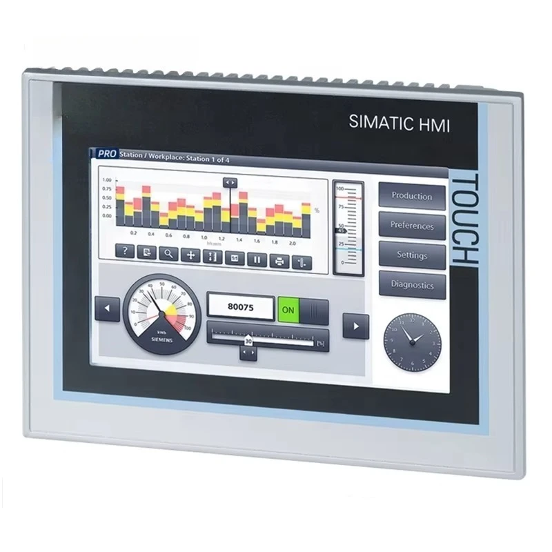 Siemens Touch Operation 7 Inch Widescreen TFT SIMATIC Comfort Panel 6AV2124-0GC01-0AX0 HMI TP700