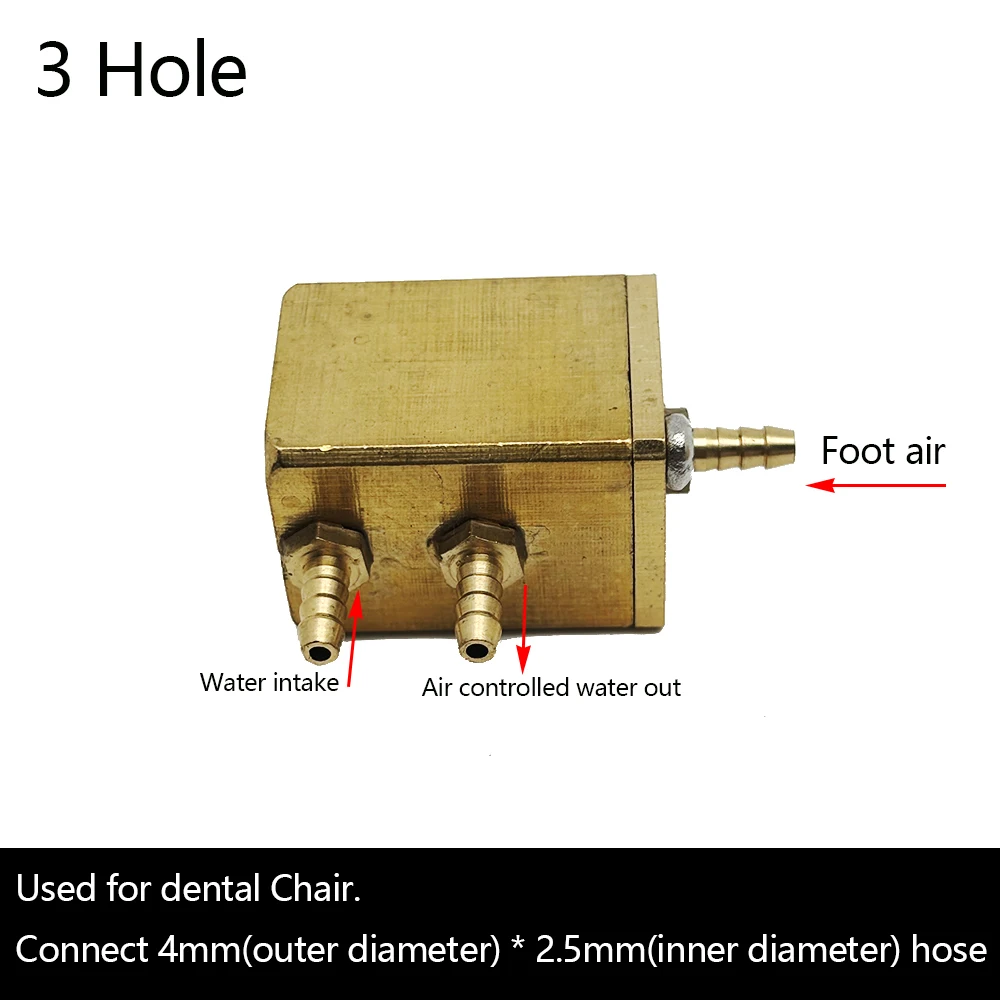 

Dental Chair Accessories Spare Part Connector Valves Square Water Air Valve Pressure Regulator Dentist Unit Parts Material