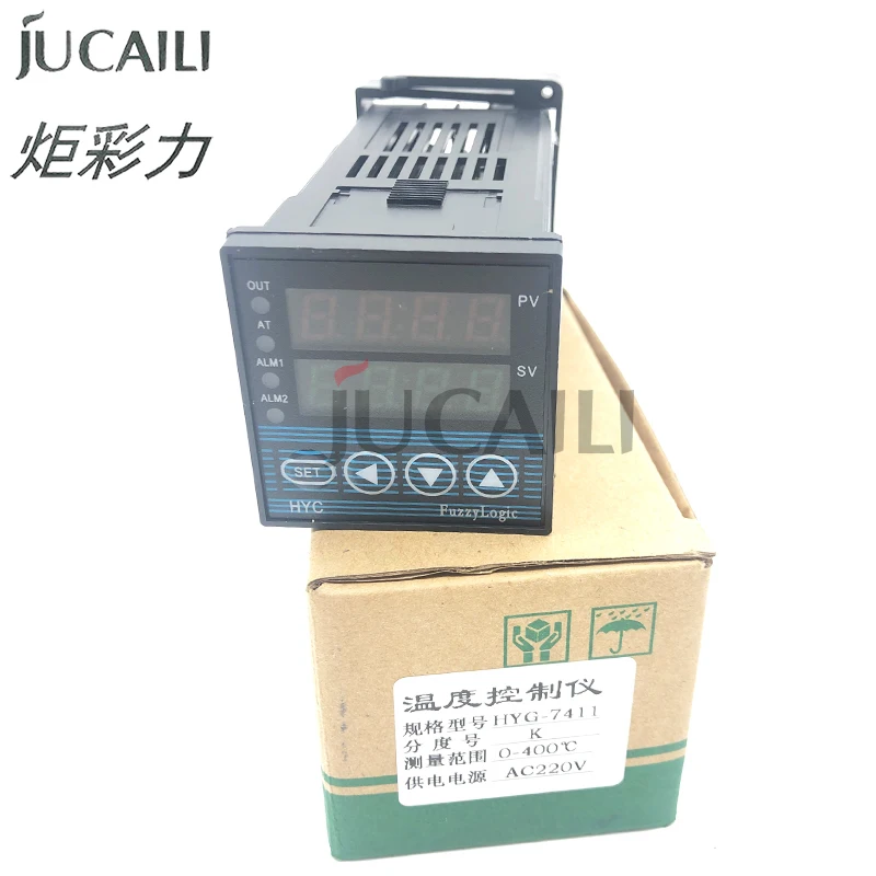 Jucaili HYG-7411 متحكم في درجة الحرارة التيار المتناوب 220 فولت لوحدة التحكم في تسخين الطابعة النافثة للحبر Allwin Xuli
