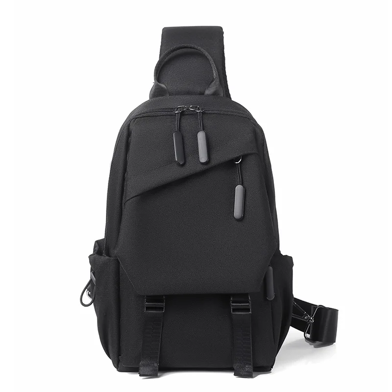 New breast bag men's multi-functional trend messenger  new chest  men's sports and leisure shoulder
