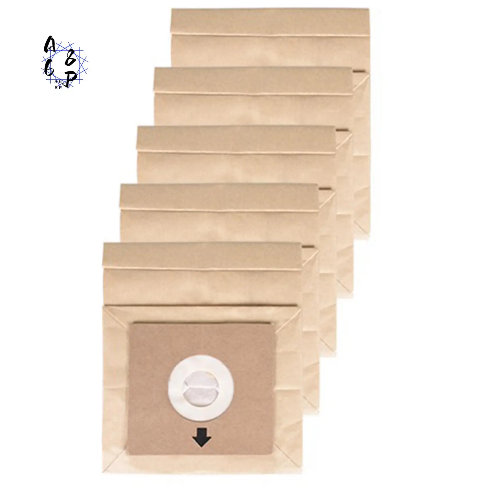 

A68P-5Pcs For Electrolux//Sharp//Pensonic Vacuum Cleaner Replacement Paper Dust Bags 110Mmx100mm