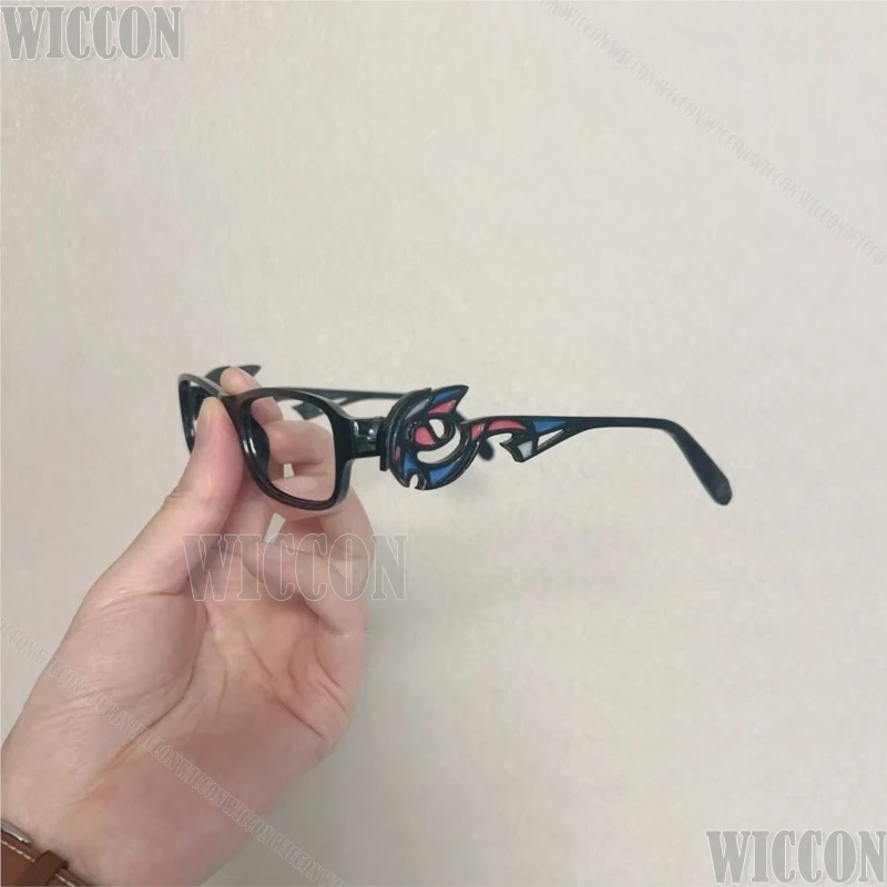 

Сексуальная женщина Bayonettaaa Cereza, игровая одежда для косплея, черные аксессуары для очков, оправа для очков с бабочкой, Хэллоуин, Navidad Carnaval