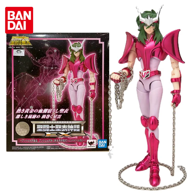 

Bandai Genuine Saint Seiya Anime Figure Cloth Myth EX Andromeda Newborn Collection Gunpla Anime Action Figure Toys for Children