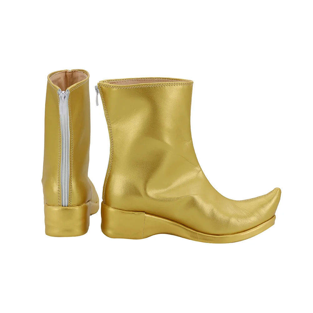 Film Aladdin Cosplay Laarzen Schoenen Gouden Laarzen Cosplay Sandalen Halloween Carnaval Op Maat Gemaakt