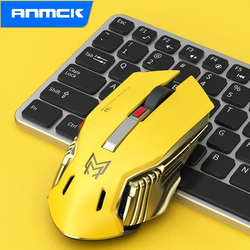 Anmck 2.4G Wireless Gaming Mouse 6 Buttons LED USB Computer Mice Gamer Ergonomic Optical Mouse For Laptop PC Office Business