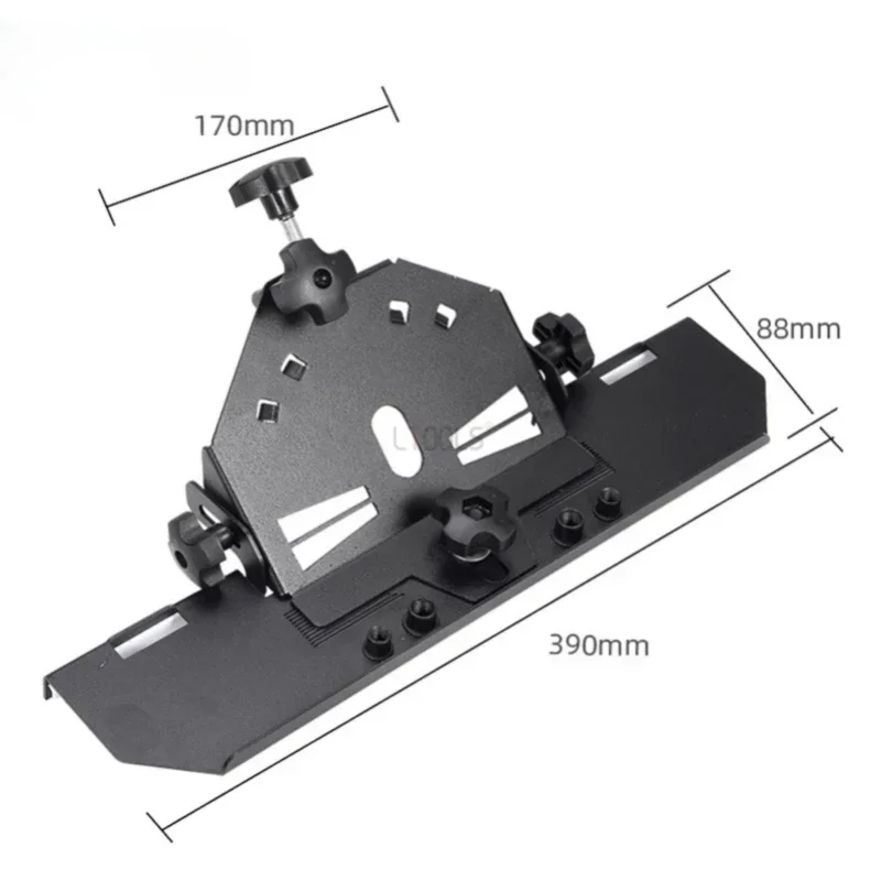 Amoladora angular tipo 125 para carpintería, soporte de chaflán, instalación de tornillo, de 45 ° biselador, herramientas manuales de chaflán para azulejos de cerámica, bricolaje