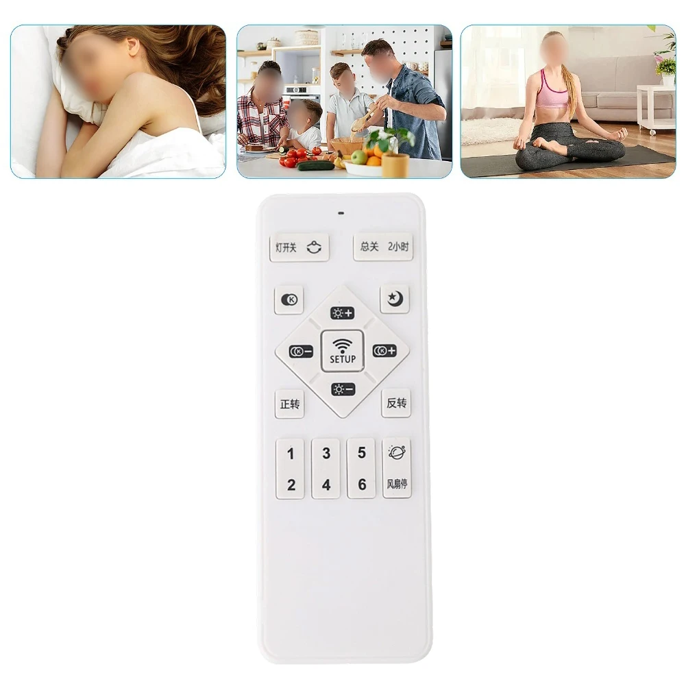 For Dimmable LED Lights Ceiling Fan Controller 2.4G Fan Remote For Bedroom For Living Room App Controlled Ceiling Fan