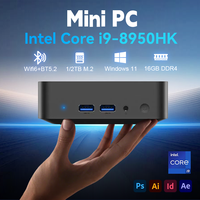 2025 NEW Portable Mini PC Intel Core i9 8950HK Celeron N5095A Windows11 Family Computer 16GB DDR4 2TB SSD WiFi 6 Mini Desktop PC