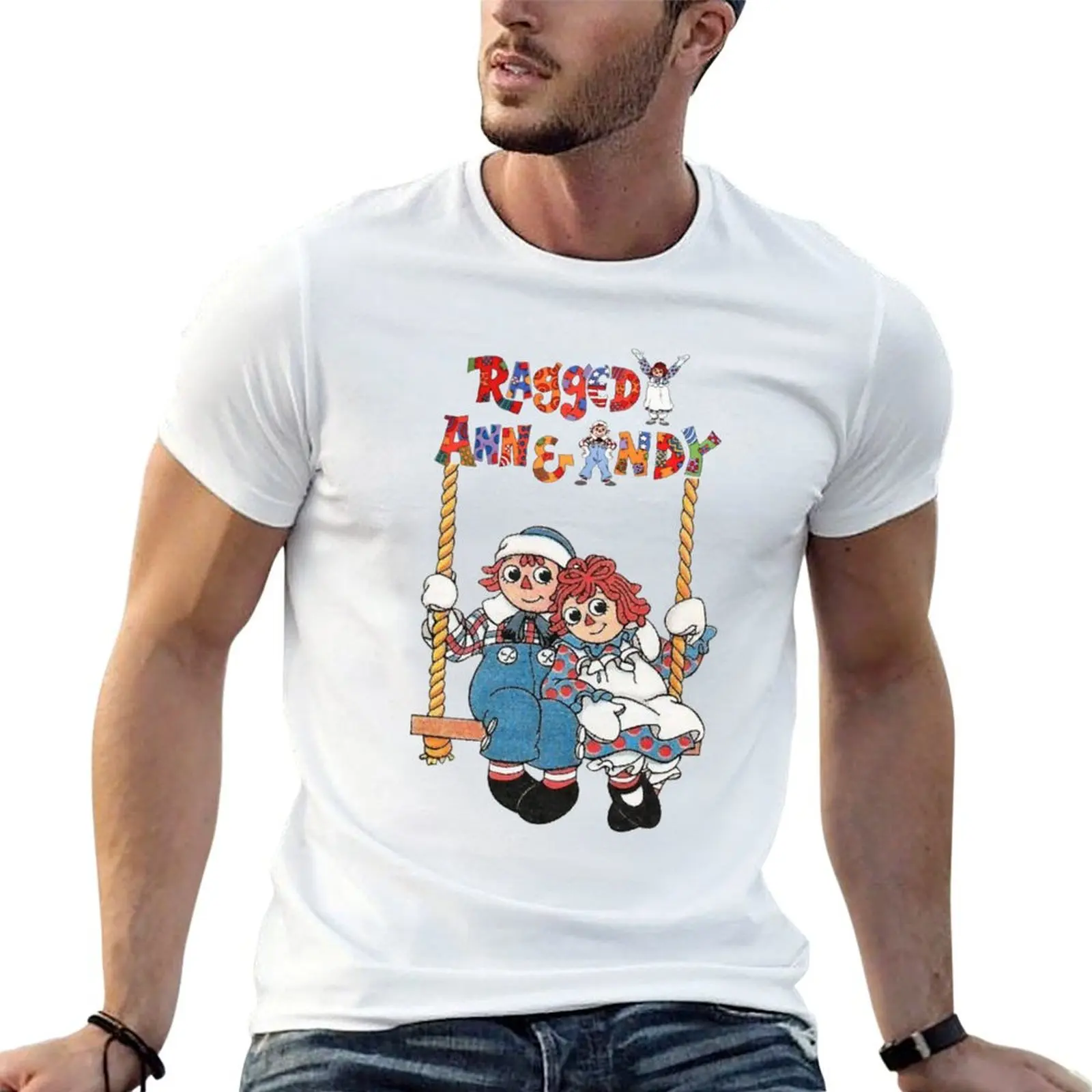 

t luxury man funny for Ann shirt brand graphic And shirts cotton T-Shirt t men 100% Raggedy Andy Raggedy