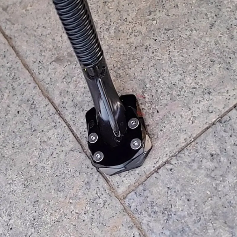 Motorcycle Kickstand Decoration For SUZUKI Let's110 QS110T-3 QS125T-7A Parking Rack Base Enlarged Pad Aftermarket Accessories view 2