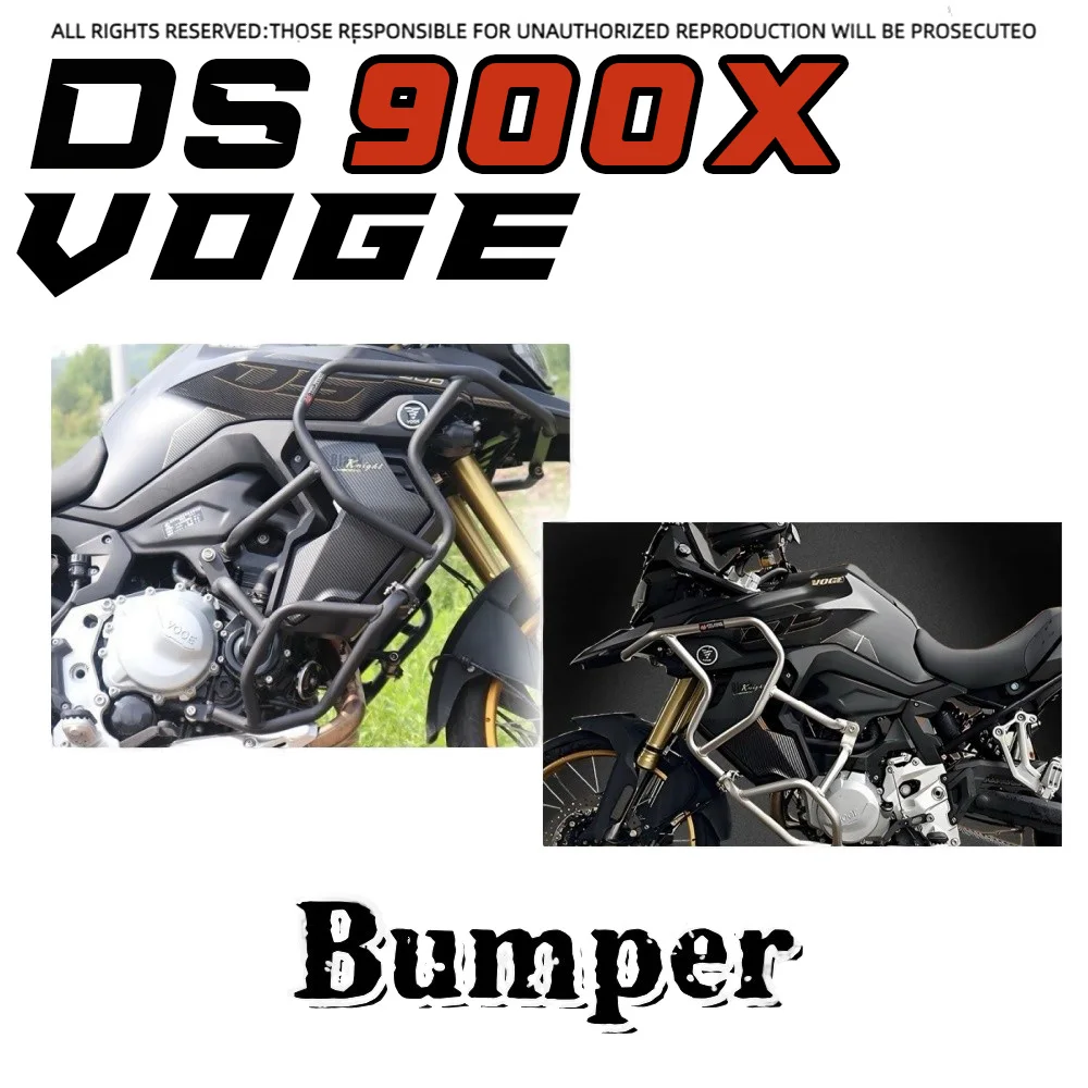 

For VOGE DS900x bumper large surround bumper anti-fall bar three boxes customized parts
