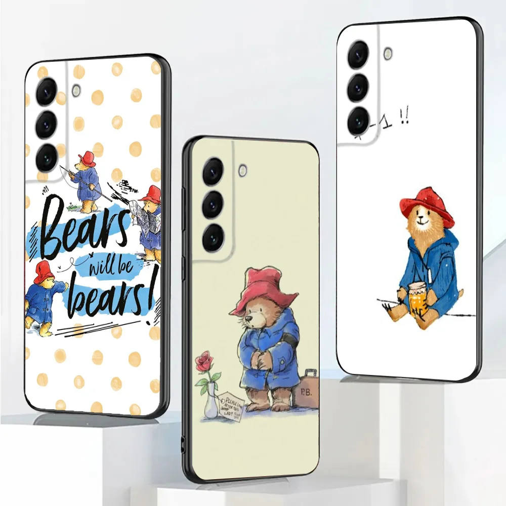 Bear P-Paddington Movie Phone Case For Samsung Galaxy A20,A21s,A22,A31,A32,A52,A53,A72,73,A80,A91 Soft Black Cover