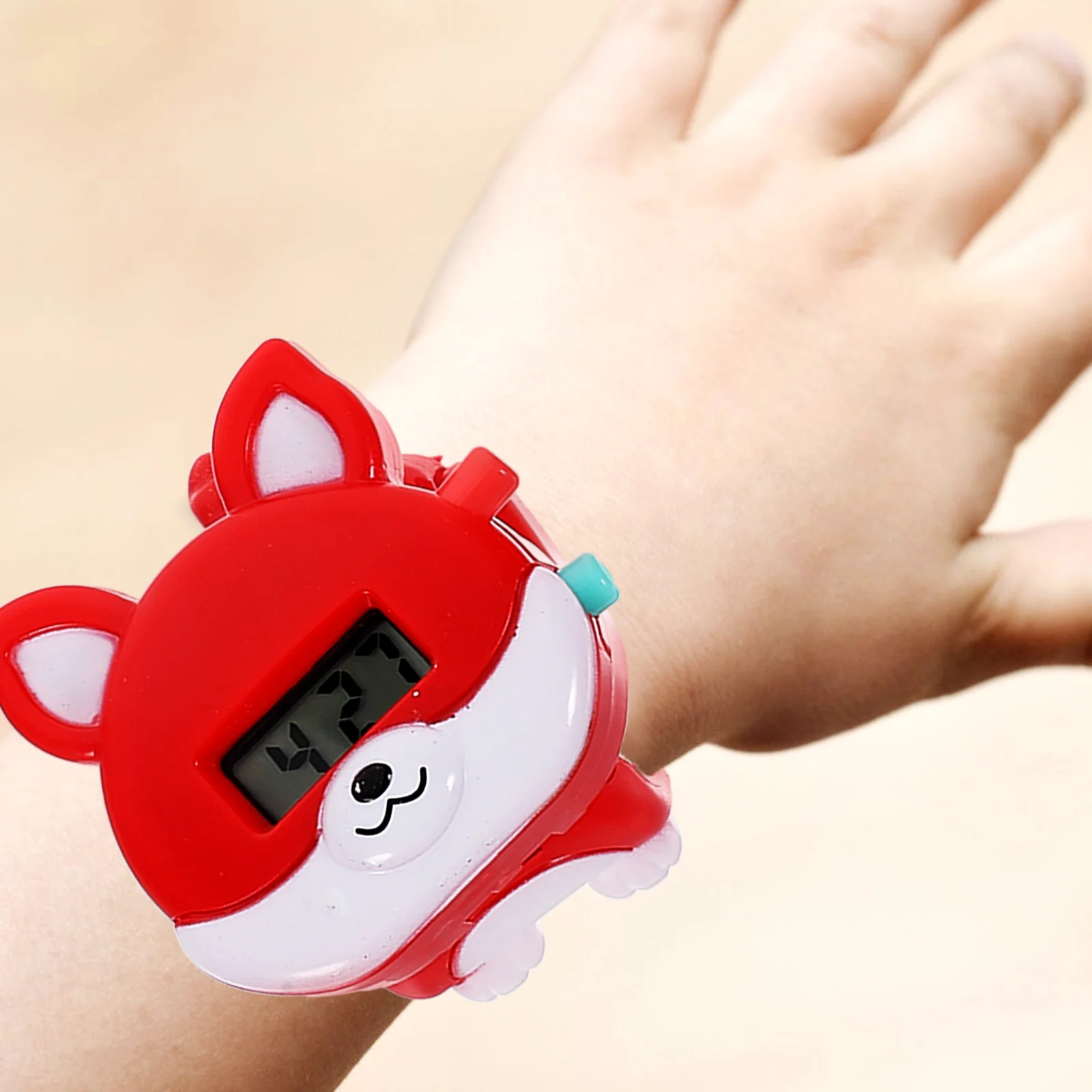 3Pcs Pet Shaped Electronic Watch Deformable Design Lightweight Wristwatch Gift for Pet Design Watch