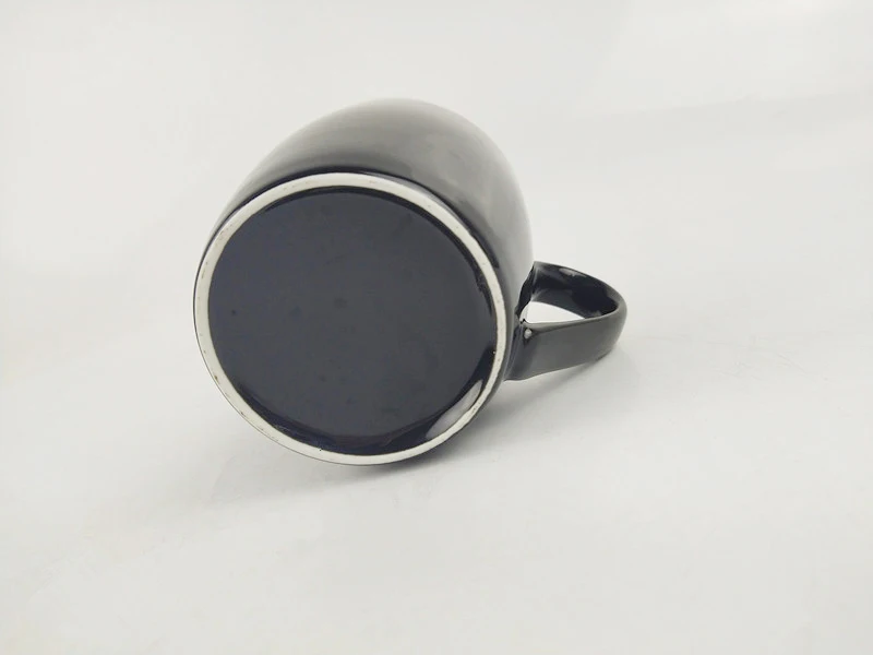 Ceramic Tea Mug For Hot Porcelain light black black Cups For Office And Home with handle Mugs For Couples party use