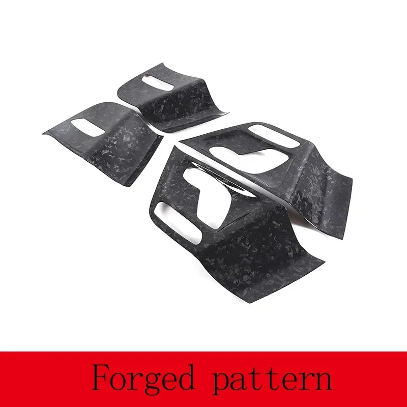 

For Mercedes Benz G-Class W464 Real Dry Carbon Fiber 19-2024 Interior Style Seat Switch Adjustment Protection Panel Accessories