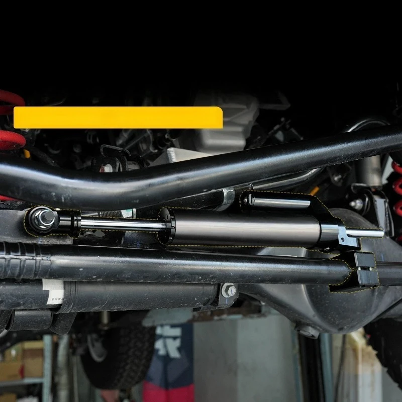 Steering shock absorber direction rotation reduction to solve vehicle swing