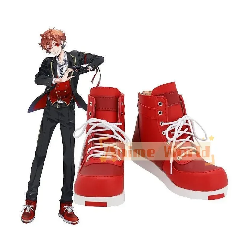 

Сапоги Twisted-Wonderland Ace, реквизит для костюма, обувь для карнавальной вечеринки на Хэллоуин, реквизит для карнавальной вечеринки