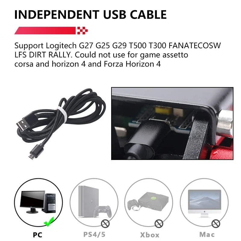 simracing ​freno de mano usb Sistema de freno de mano Usb para juegos, accesorio de aleación de aluminio para Logitech G25/27/29 T500, Rally de