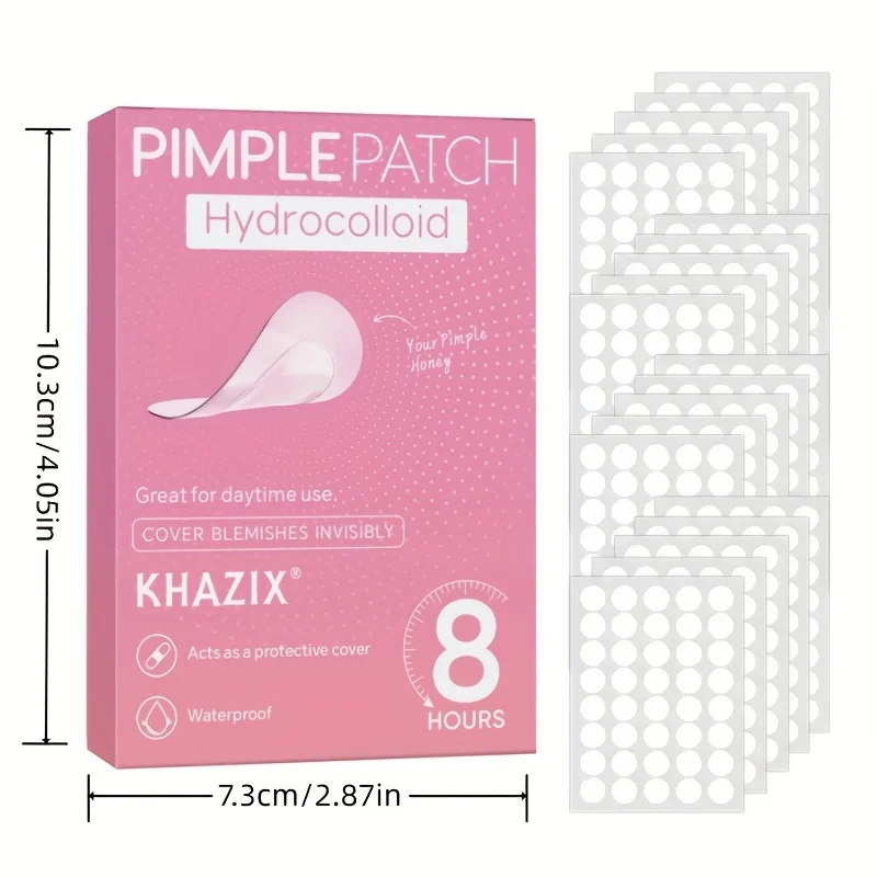 144/360PCS 하이드로콜로이드 투명 원형 여드름 패치, 여드름 및 잡티용 투명 고품질 여드름 패치, 빠르게 흡수